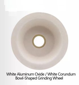 White Aluminum Oxide Bowl Wheels Chinese Factory wholesale