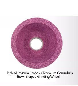 Pink Aluminum Oxide Bowl Wheels